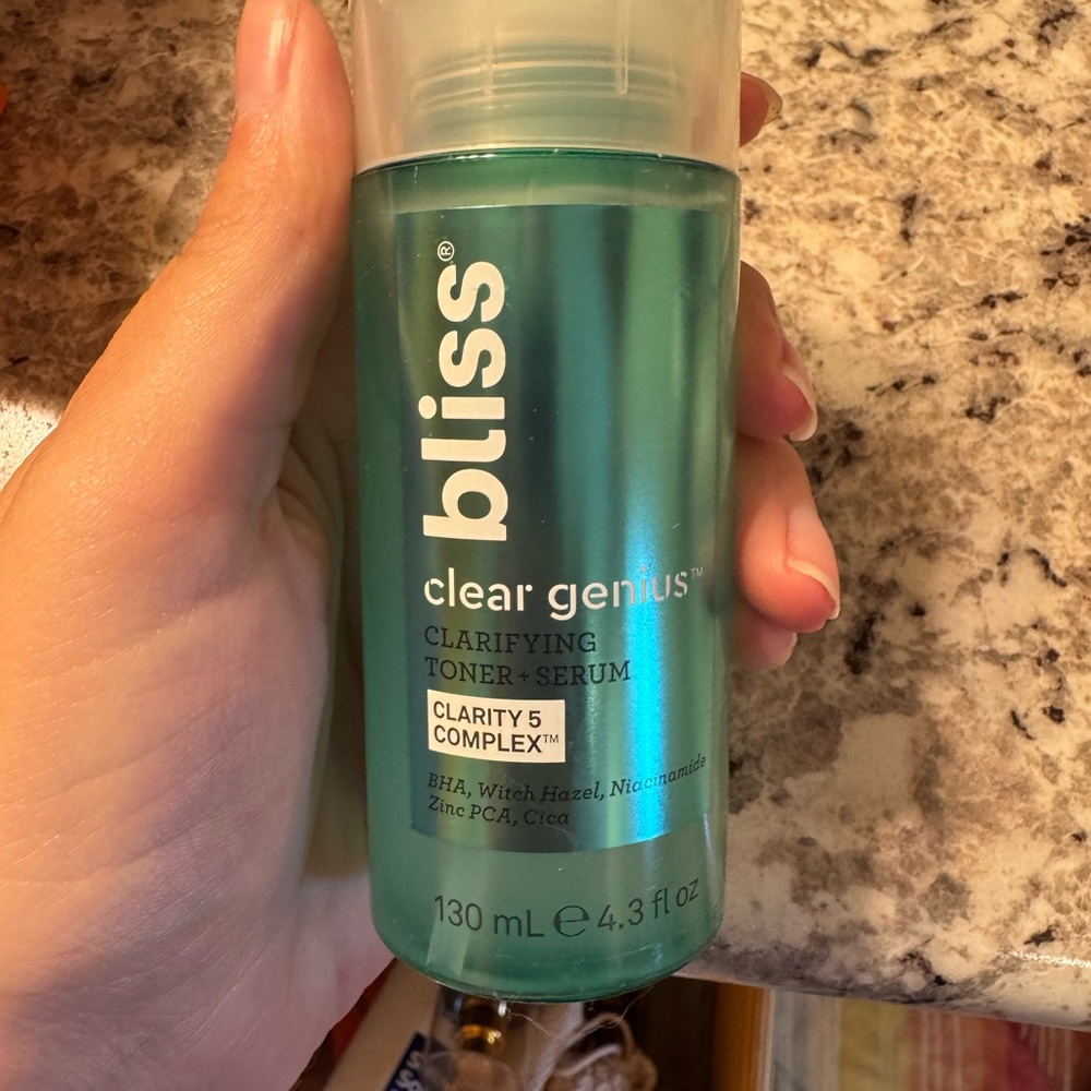 Bliss Clear Genius Clarifying Toner + Serum - Teal